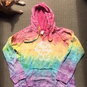 MV Sport Courtney Burnout V-Notch hoodie.